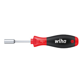 Wiha Schraubendreher SoftFinish® Sechskant-Steckschlüssel mit kurzer Rundklinge 6 mm x 65 mm