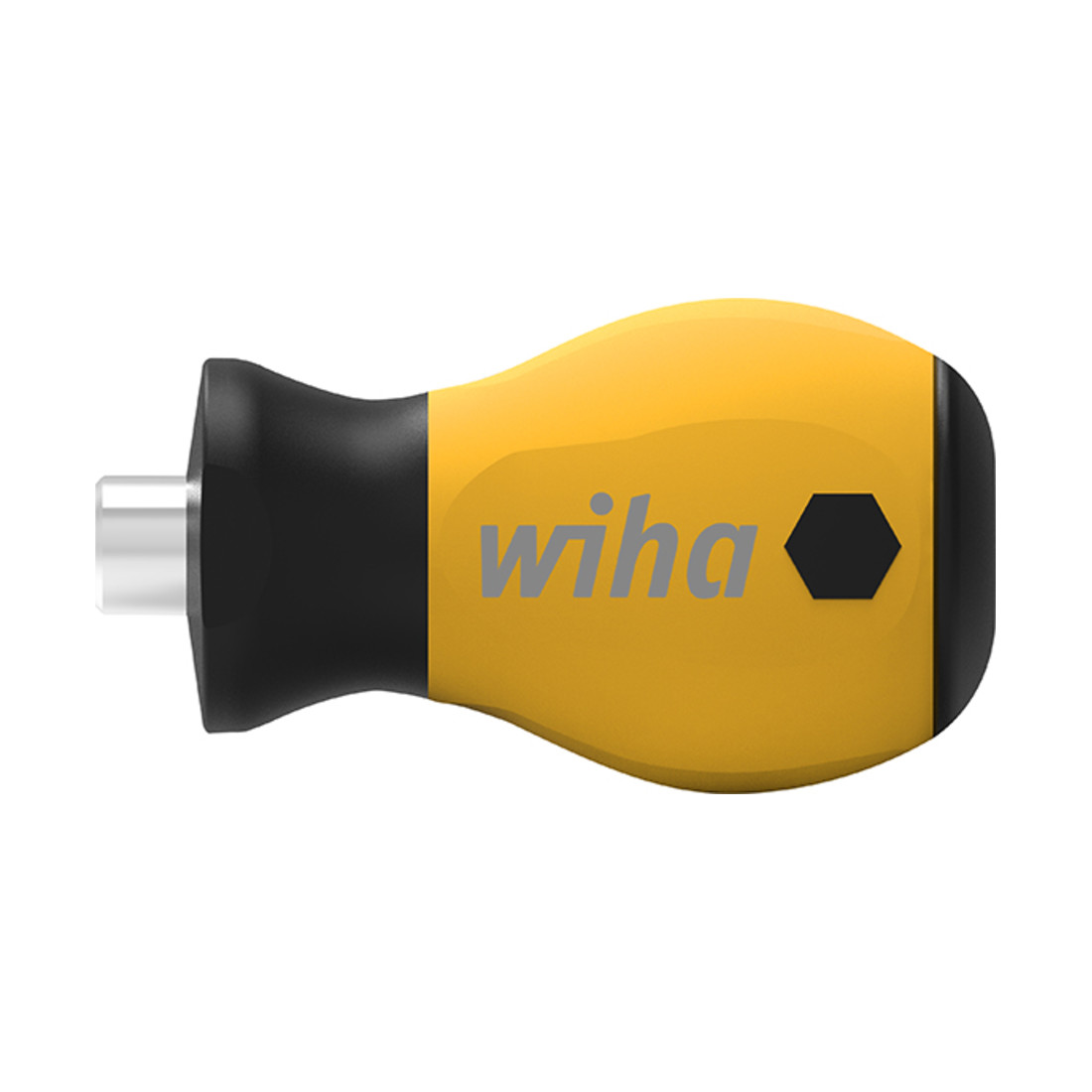 Wiha Schroevendraaier met bithouder ESD, magnetisch Stubby, 1/4" 57 mm
