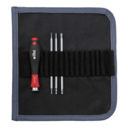 Wiha schroevendraaier met verwisselbare bladen set SYSTEM 4 sleuf, Phillips, zeskant 4 dlg.
