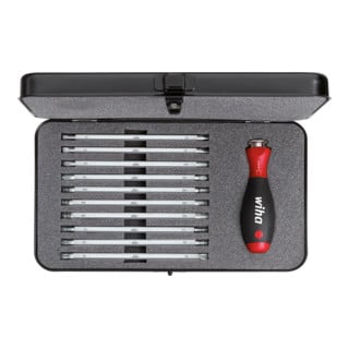 Wiha schroevendraaier met verwisselbare bladen set SYSTEM 6 gemengd 11 dlg. in doos