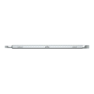 Wiha schroevendraaier met verwisselbare kling SYSTEM 6 sleuf 5,5 - 6,5 x 150 mm