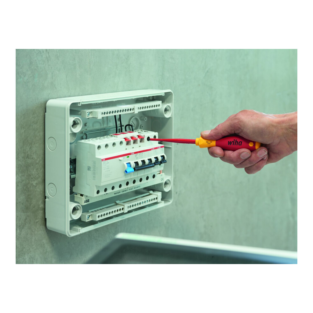 Wiha schroevendraaier SoftFinish® elektrische slimFix gleuf 3,5 x 100 mm
