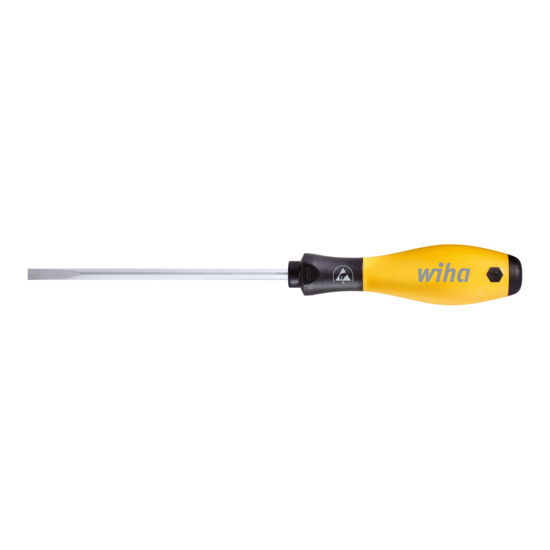 Wiha Schroevendraaier SoftFinish® ESD Slot 2,5 mm x 75 mm