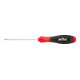 Wiha schroevendraaier SoftFinish® sleuf met ronde kling voor laagliggende schroeven 4,0 mm x 100 mm