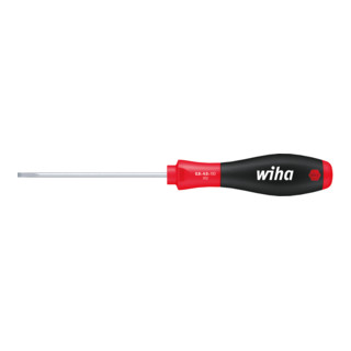 Wiha schroevendraaier SoftFinish sleuf met ronde kling voor laagliggende schroeven 5,5 mm x 125 mm