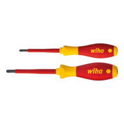 Wiha schroevendraaierset SoftFinish® electric PlusMinus/Pozidriv 2 dlg. in blisterverpakking