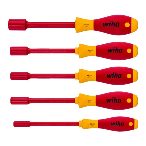 Wiha schroevendraaierset SoftFinish® elektrische binnenzeskant 5 dlg.