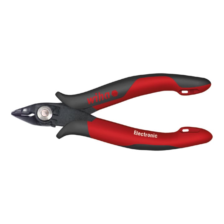 Wiha Seitenschneider Electronic breiter, spitzer Kopf und Drahthaltefeder ohne Wate 138 mm