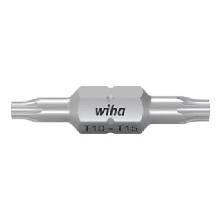 Wiha Set de 10 embouts double TX en boîte TX T10, T15, 30 mm