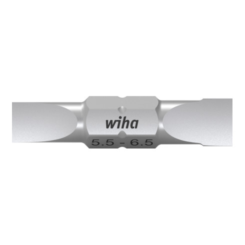 Wiha Set de 10 embouts doubles fente 5,5 et 6,5 mm, embout 30 mm, boîte