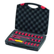Wiha Set de clés à cliquet isolées 1/4 pouce 20 pièces en coffret (43025)-1