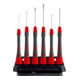 Wiha Set de tournevis de précision PicoFinish® fente, Phillips 6 pcs avec support-1