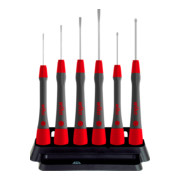 Wiha Set de tournevis de précision PicoFinish® fente, Phillips 6 pcs avec support