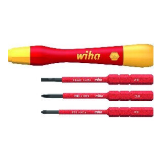 Wiha Set de tournevis de précision PicoFinish slimVario electric 4 pièces avec slimBits