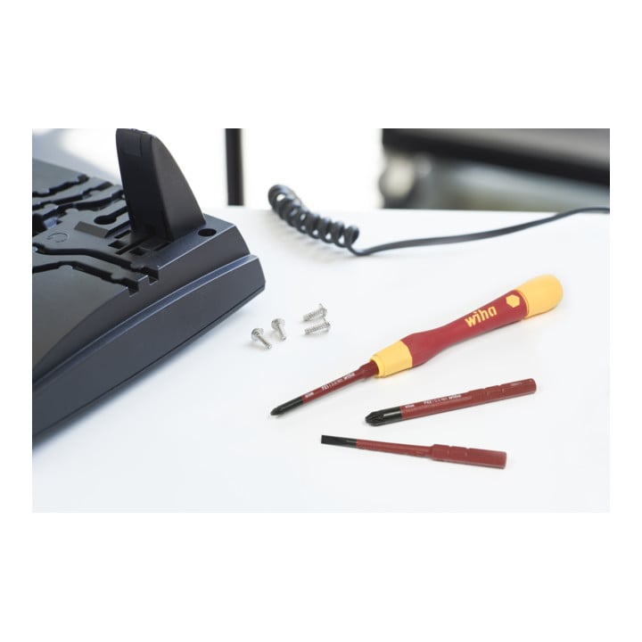 Wiha Set de tournevis de précision PicoFinish slimVario electric 4 pièces avec slimBits