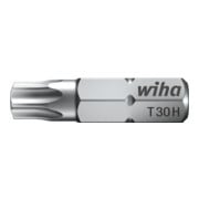 Wiha Set di bit standard 25mm TX Tamper Resistant (con foro) T15H 2pz. 1/4", in scatola