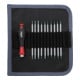 Wiha Set di cacciaviti con lame intercambiabili SISTEMA 4 esagono misto 1,3 1,5 2 2,5 3 4 fessura 1,5 2,0 2,5 PH000 PH0 11pz.-1