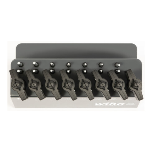 Wiha Set di cacciaviti dinamometrici con manico a chiave easyTorque Key TX, TXPlus® 23 pezzi, limitatore di coppia preimpostato su supporto da banco (47198)