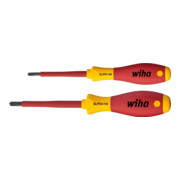 Wiha Set di cacciaviti SoftFinish® elettrici PlusMinus/Phillips in blister 2pz.