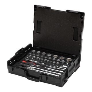 Wiha Set di chiavi a bussola e bit 1/4" e 1/2" 60pz. con L-Boxx (44685)