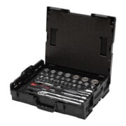 Wiha Set di chiavi a bussola e bit 1/4" e 1/2" 60pz. con L-Boxx (44685)