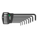 Wiha Set di chiavi maschio con supporto Classic TX testa a sfera 8pz. ossido nero in blister-1