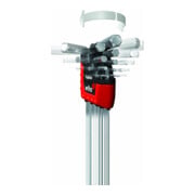 Wiha Set di chiavi maschio con supporto ErgoStar a testa sferica esagonale MagicRing 9pz. cromato opaco in blister (43851)-4