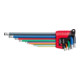 Wiha Set di chiavi maschio con supporto ErgoStar testa sferoidale ed esagonale MagicRing® 9pz. colori brillanti-1