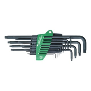 Wiha Set di chiavi maschio con supporto ProStar TX 13pz. nero ossidato