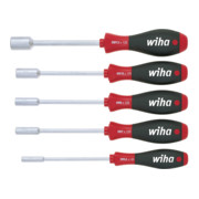 Wiha Set di giravite SoftFinish® chiavi a bussola esagonali 5pz.