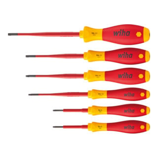 Wiha Set di giravite SoftFinish® electric slimFix TX® 6pz.