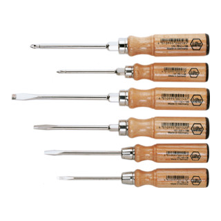 Wiha Set di giraviti per legno con intaglio, Phillips 6pz.