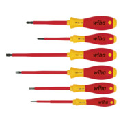 Wiha Set di giraviti SoftFinish® electric a intaglio, Phillips 6pz.