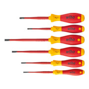 Wiha Set di giraviti SoftFinish® electric slimFix, a intaglio, Pozidriv 6pz.
