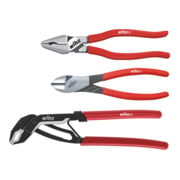 Wiha Set di pinze Pinze combinate Classic power, pinze per pompe dell'acqua, tronchesi laterali 3pz.