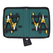Wiha Set di pinze Professional ESD da 4pz.: tronchese a tagliente laterale, tronchese con tagliente frontale e diagonale e pinza a becchi mezzotondi-2