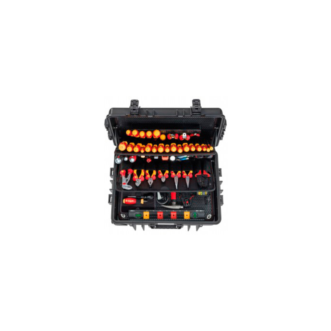 Wiha Set di utensili per elettricisti Competence XXL II con carrello integrato, 115pz. in valigetta