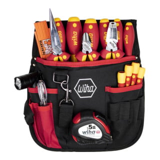 Wiha Set di utensili per elettricisti misto, 18pz. incluso marsupio