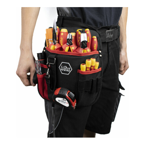 Wiha Set di utensili per elettricisti misto, 18pz. incluso marsupio