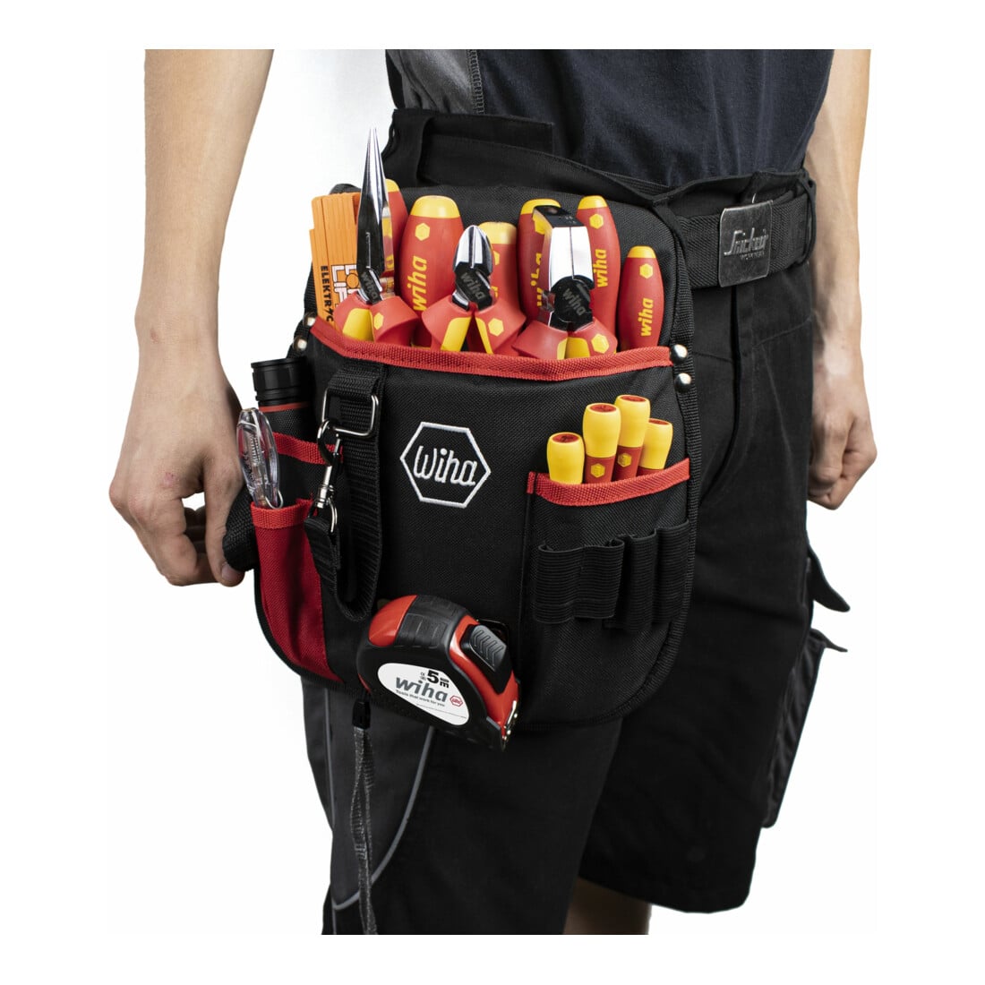 Wiha Set di utensili per elettricisti misto, 18pz. incluso marsupio