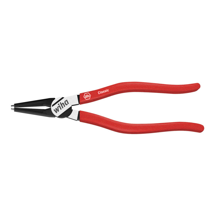 Wiha Sicherungsringzange Classic mit MagicTips® für Innenringe (Bohrungen) mit gerader Form J 3, 220 mm