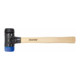 Wiha hamer met zacht slagvlak Safety soft/medium soft met hickory houten handvat, ronde slagkop-1