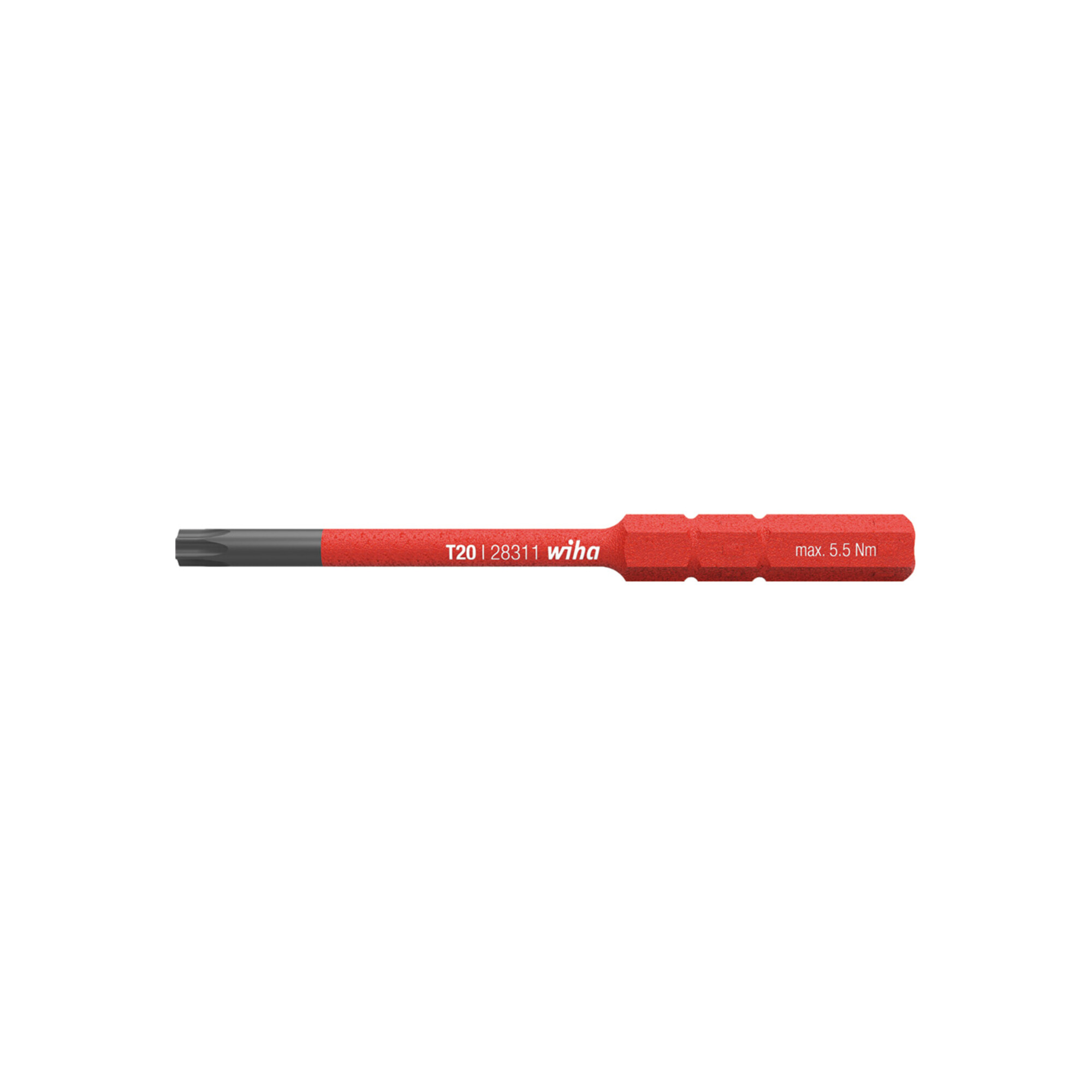 Wiha Torx slimBit 2831-15 T20 75 mm 6,0 mm SoftFinish electric, 283115020
