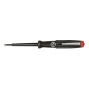 Wiha spanningstester 150-250 Volt sleuf zwart, met clip in blister 3,0 mm x 60 mm