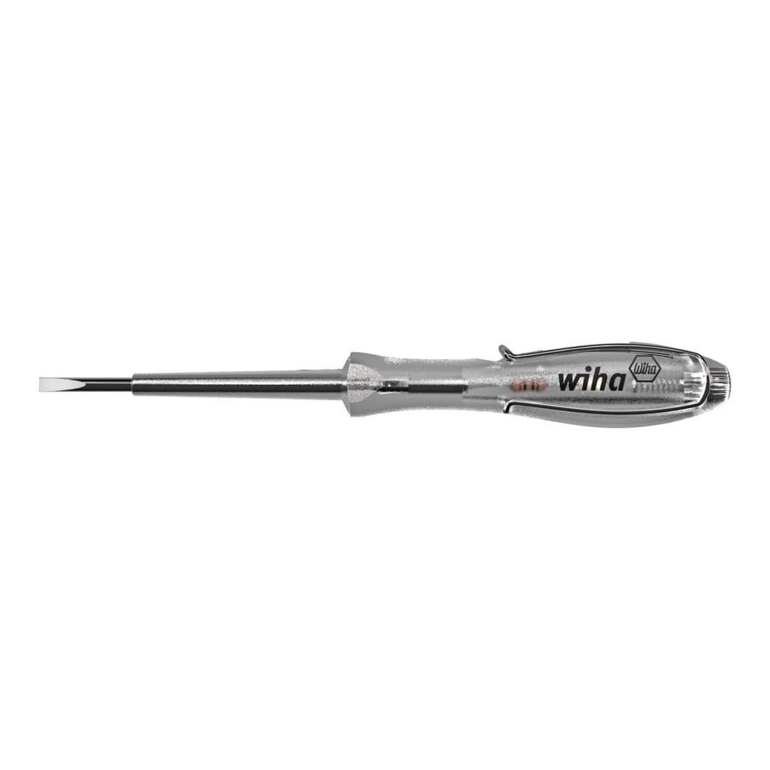 Wiha spanningstester SoftFinish® enkelpolig, 110 - 250 Volt in blister 3,0 mm x 60 mm