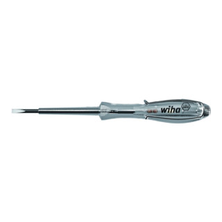 Wiha Spannungsprüfer SoftFinish® einpolig, 110 - 250 Volt in Blister 3,0 mm x 60 mm