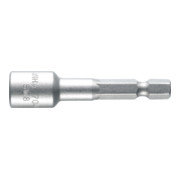 Wiha Steckschlüsseleinsatz magnetisch Standard 55 mm Sechskant 1/4" in Box, Außensechskant 6-1