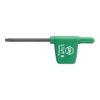 Wiha Stiftschlüssel mit Fähnchengriff TORX® schwarzoxidiert T10 x 40 mm