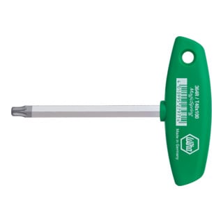 Wiha Stiftschlüssel mit Quergriff TX MagicSpring® mattverchromt T30 x 100 mm