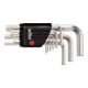 Wiha Stiftschlüssel Set im Compact Halter Sechskant 9-tlg. kurz, glanzvernickelt in Blister-1